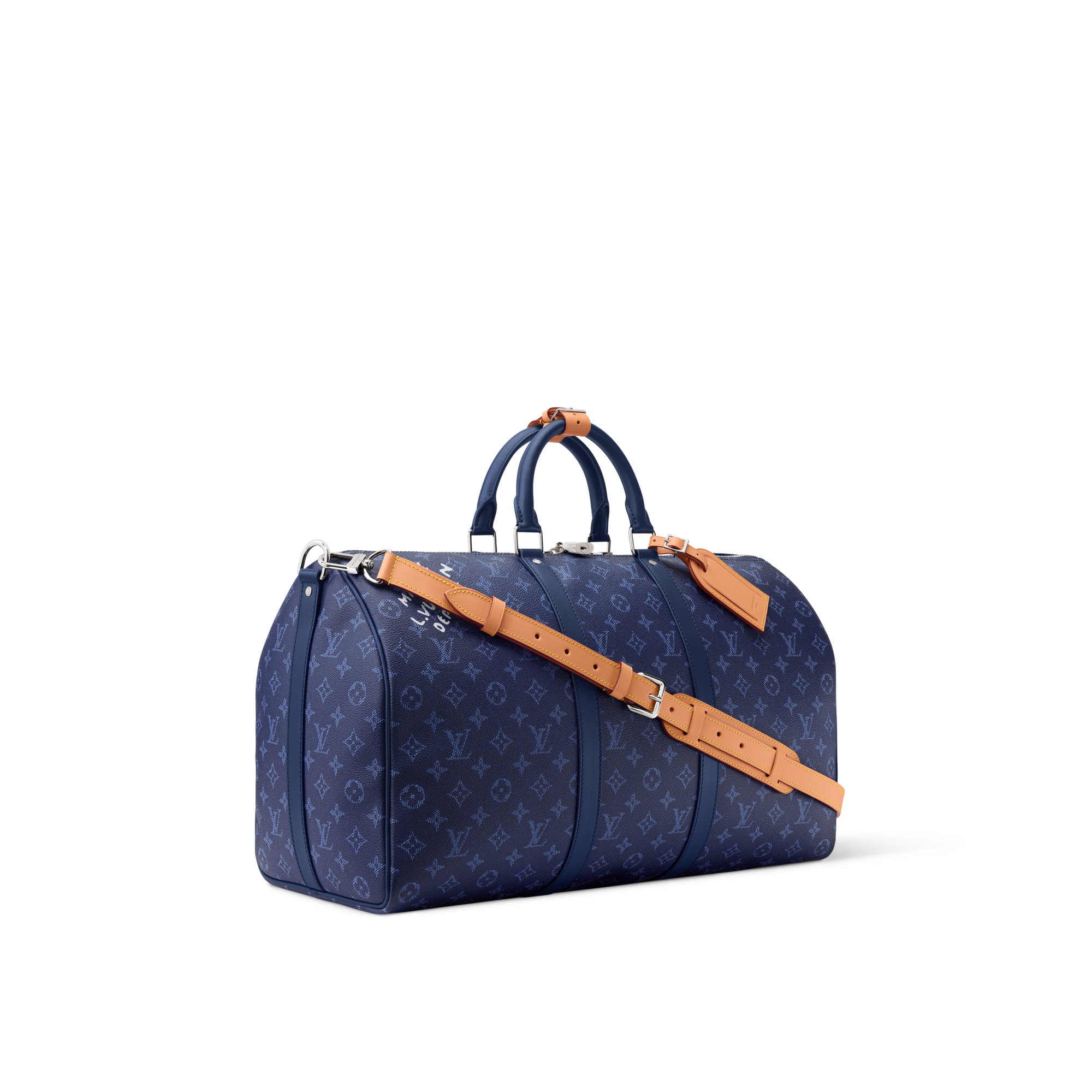 Bolsa de viaje Keepall 50 con bandolera Monogram Heritage Hombre Viaje Bolsos de viaje | LOUIS VUITTON (Zoom de producto)