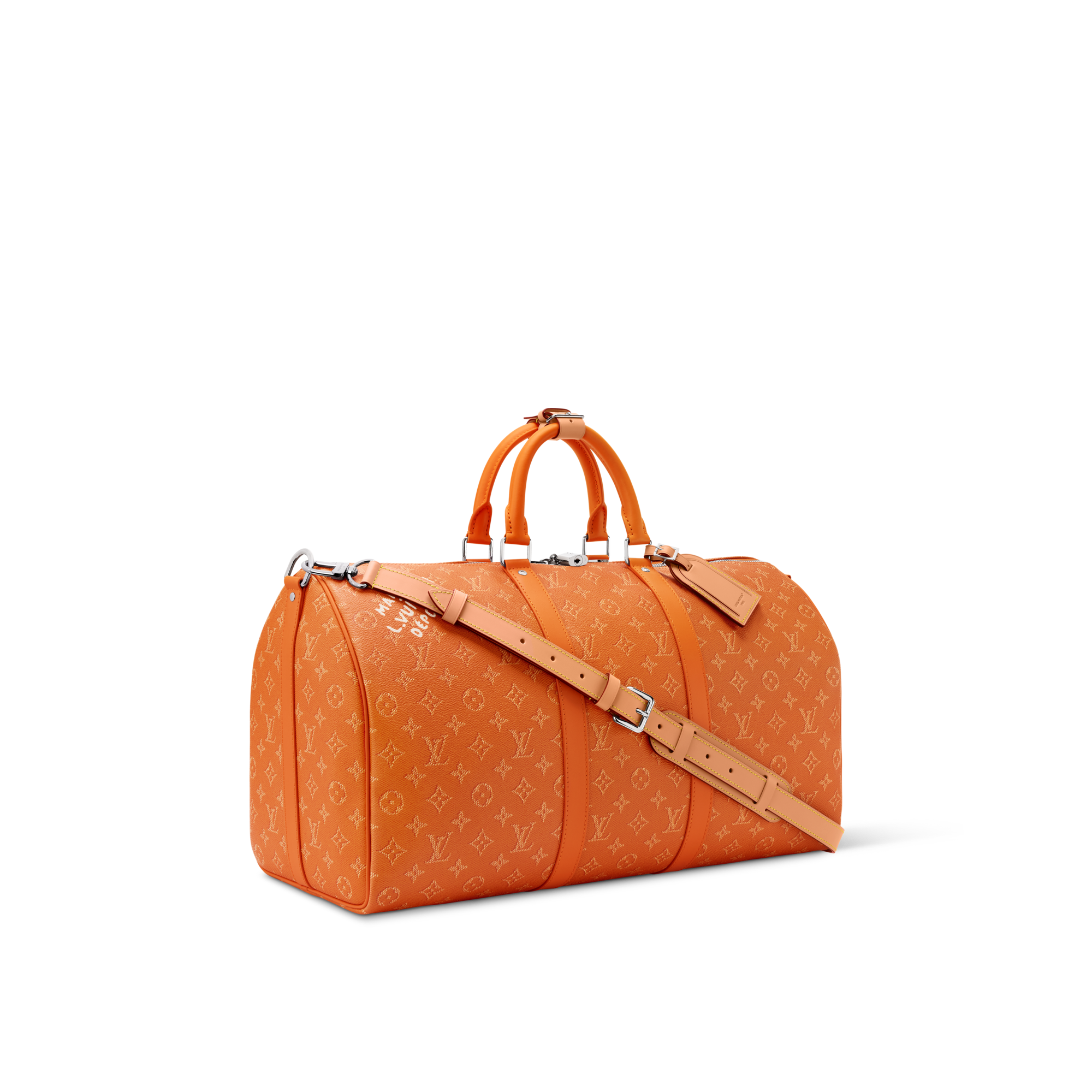 Bolsa de viaje Keepall 50 con bandolera Monogram Heritage Hombre Viaje Bolsos de viaje | LOUIS VUITTON (Zoom de producto)
