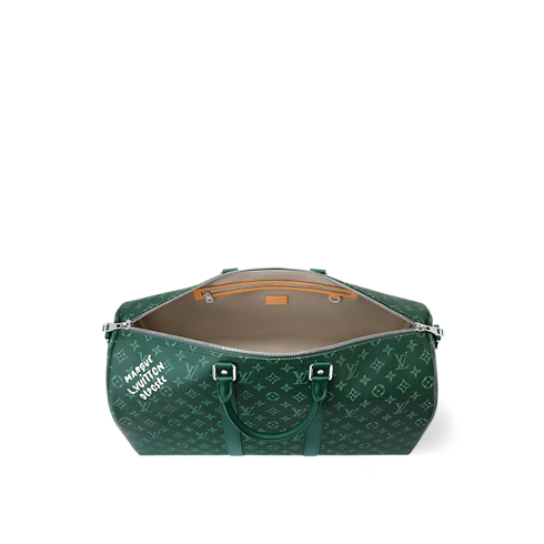 Bolsa de viaje Keepall 50 con bandolera Monogram Heritage Hombre Viaje Bolsos de viaje | LOUIS VUITTON (Zoom de producto)