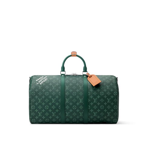 Bolsa de viaje Keepall 50 con bandolera Monogram Heritage Hombre Viaje Bolsos de viaje | LOUIS VUITTON (Zoom de producto)