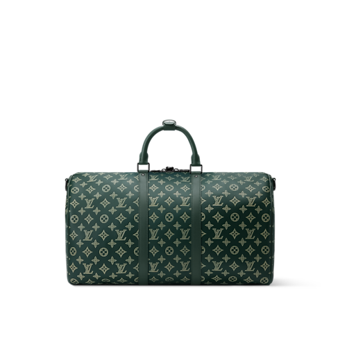 Bolsa de viaje Keepall 50 con bandolera Monogram Shadow Bolsos y pequeña marroquinería Bolso de hombre LV Icons | LOUIS VUITTON (Zoom de producto)