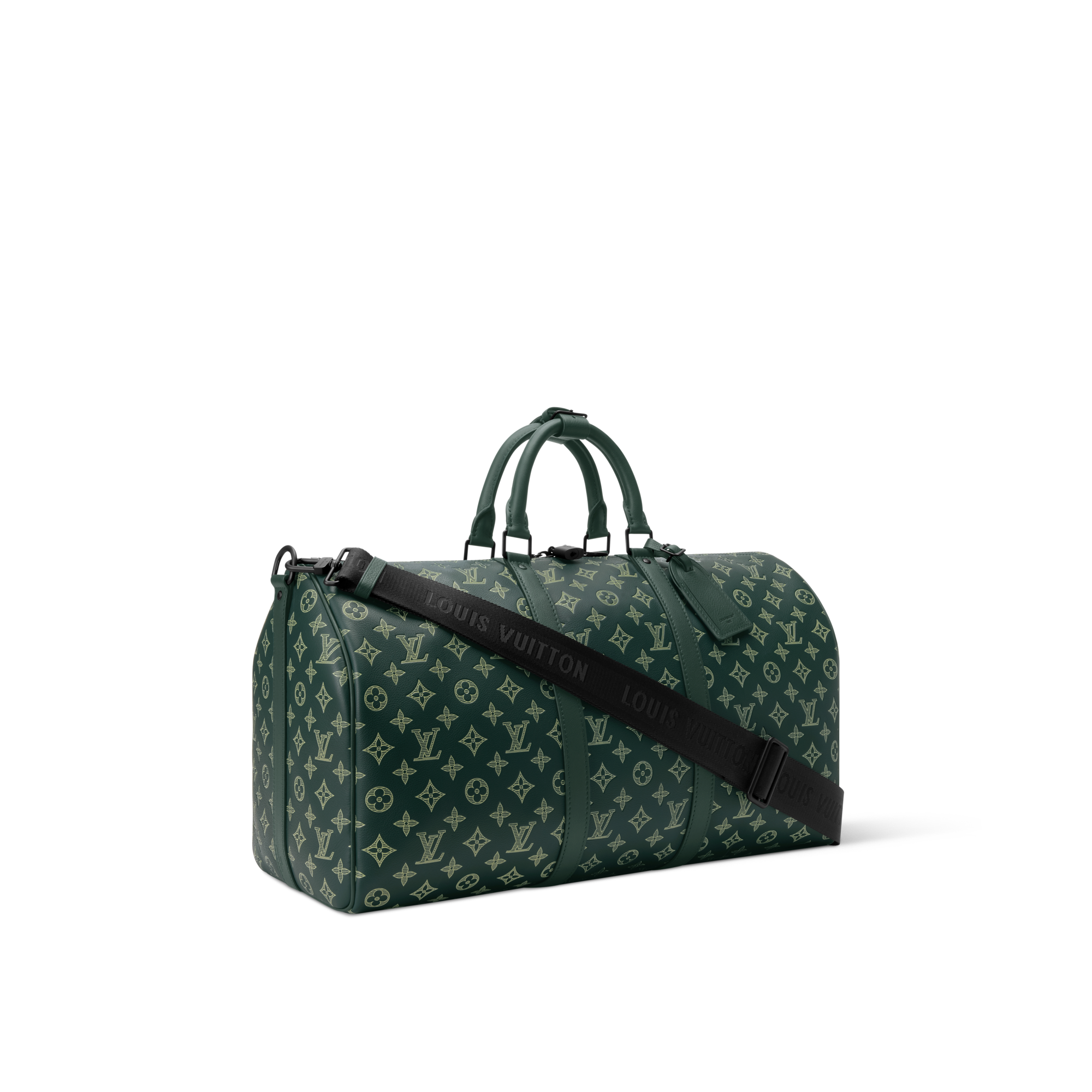 Bolsa de viaje Keepall 50 con bandolera Monogram Shadow Bolsos y pequeña marroquinería Bolso de hombre LV Icons | LOUIS VUITTON (Zoom de producto)