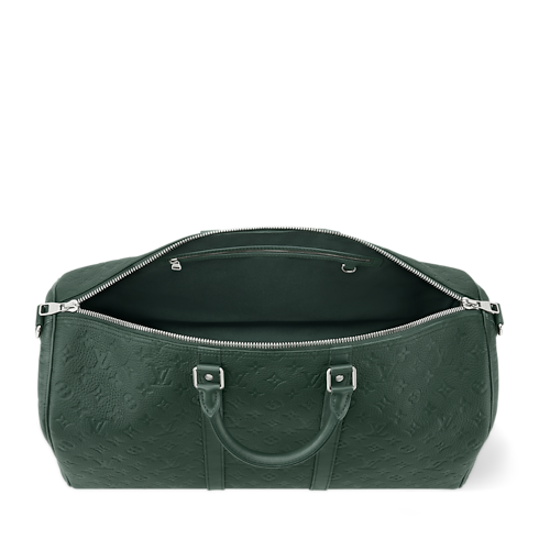 Bolsa de viaje Keepall 50 con bandolera Taurillon Monogram Hombre Viaje Bolsos de viaje | LOUIS VUITTON (Zoom de producto)