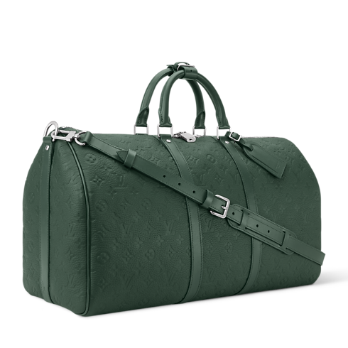 Bolsa de viaje Keepall 50 con bandolera Taurillon Monogram Hombre Viaje Bolsos de viaje | LOUIS VUITTON (Zoom de producto)