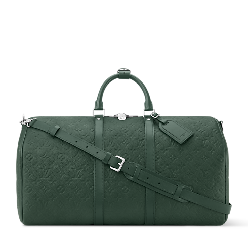 Bolsa de viaje Keepall 50 con bandolera Taurillon Monogram Hombre Viaje Bolsos de viaje | LOUIS VUITTON (Zoom de producto)