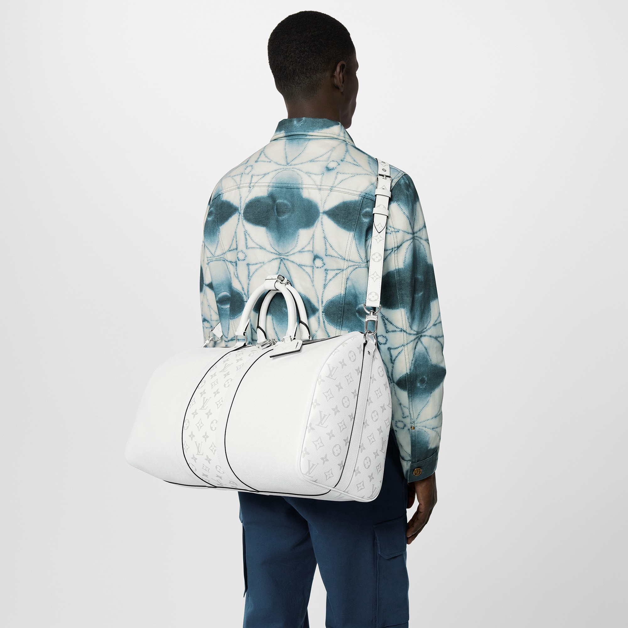 Bolsa de viaje Keepall 50 con bandolera Taigarama Bolsos y pequeña marroquinería Bolso de hombre LV Icons | LOUIS VUITTON (Zoom de producto)