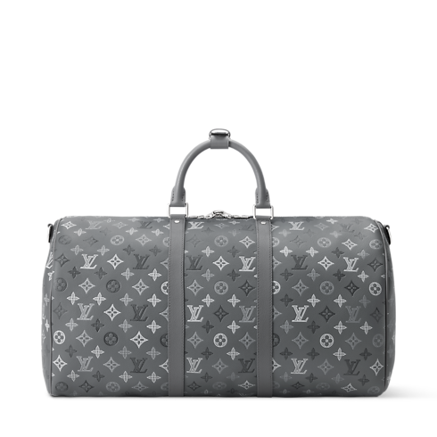 Bolsa de viaje Keepall 50 con bandolera Monogram Shadow Baúles y Viaje Bolsos de Viaje Todas las Bolsas de Viaje | LOUIS VUITTON (Zoom de producto)