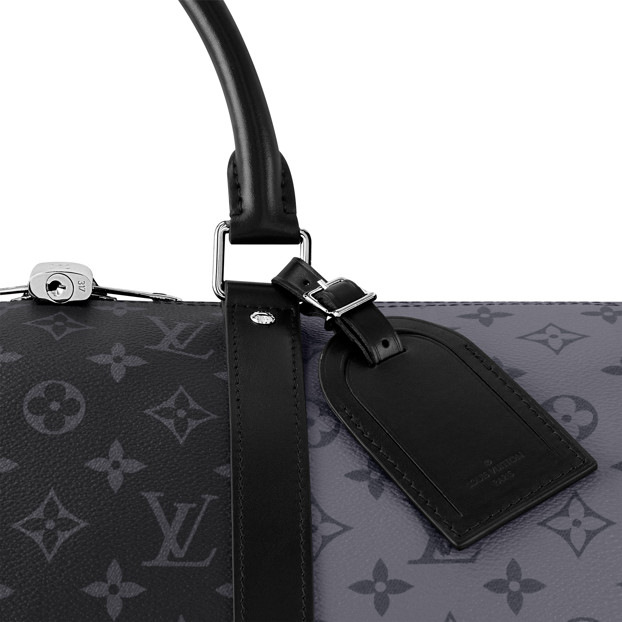 Bolsa de viaje Keepall 50 con bandolera Lona Monogram Eclipse Hombre Viaje Bolsos de viaje | LOUIS VUITTON (Zoom de producto)