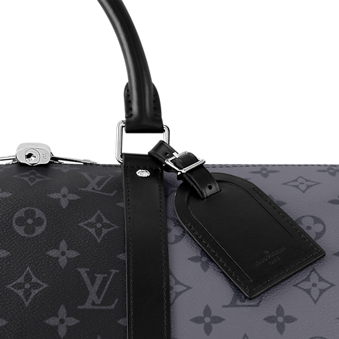 Bolsa de viaje Keepall 50 con bandolera Lona Monogram Eclipse Hombre Viaje Bolsos de viaje | LOUIS VUITTON (Zoom de producto)