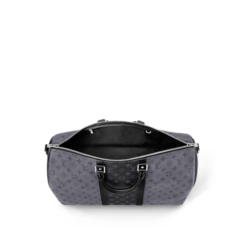 Bolsa de viaje Keepall 50 con bandolera Lona Monogram Eclipse Hombre Viaje Bolsos de viaje | LOUIS VUITTON (Zoom de producto)