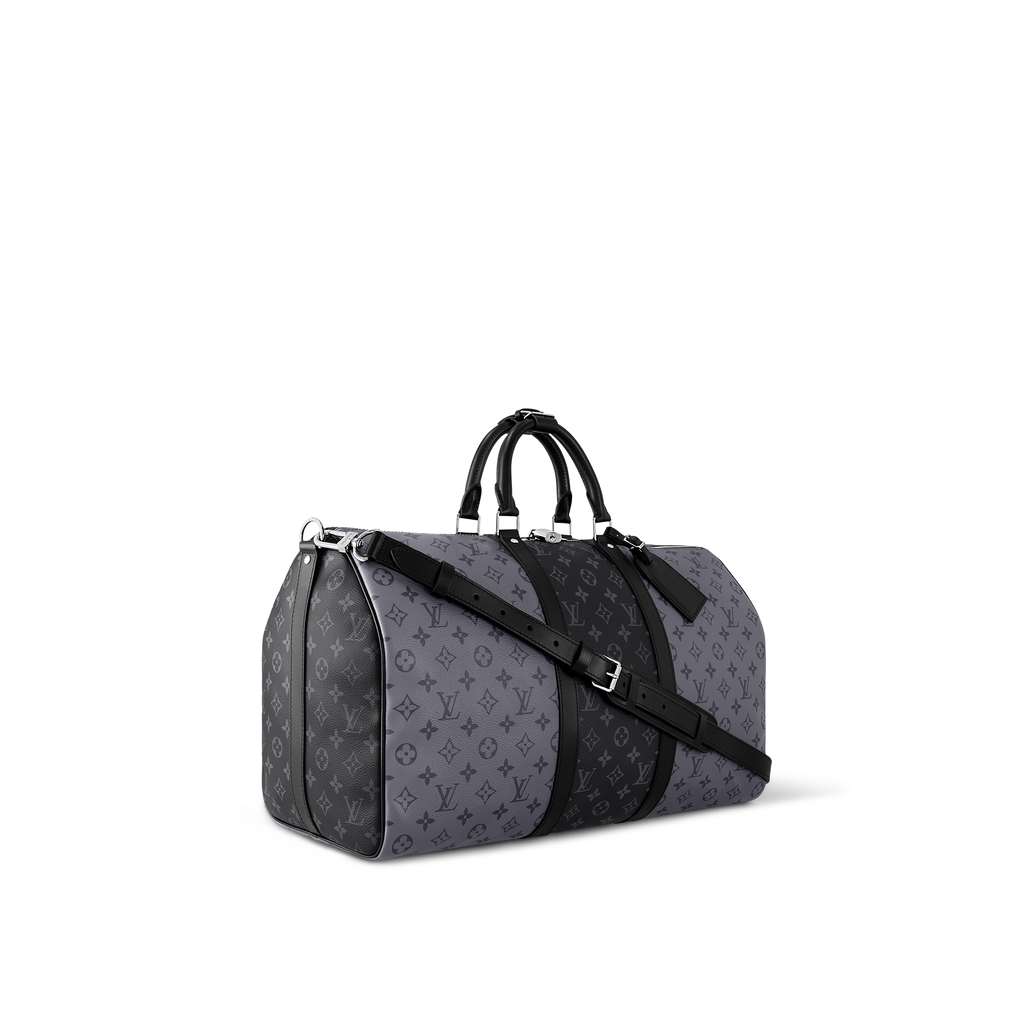 Bolsa de viaje Keepall 50 con bandolera Lona Monogram Eclipse Hombre Viaje Bolsos de viaje | LOUIS VUITTON (Zoom de producto)