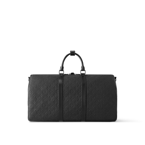 Bolsa de viaje Keepall 50 con bandolera Monogram Piel Taurillon Baúles, Viaje y Hogar Bolsas de Viaje y Maletas con ruedas Bolsos de viaje | LOUIS VUITTON (Zoom de producto)