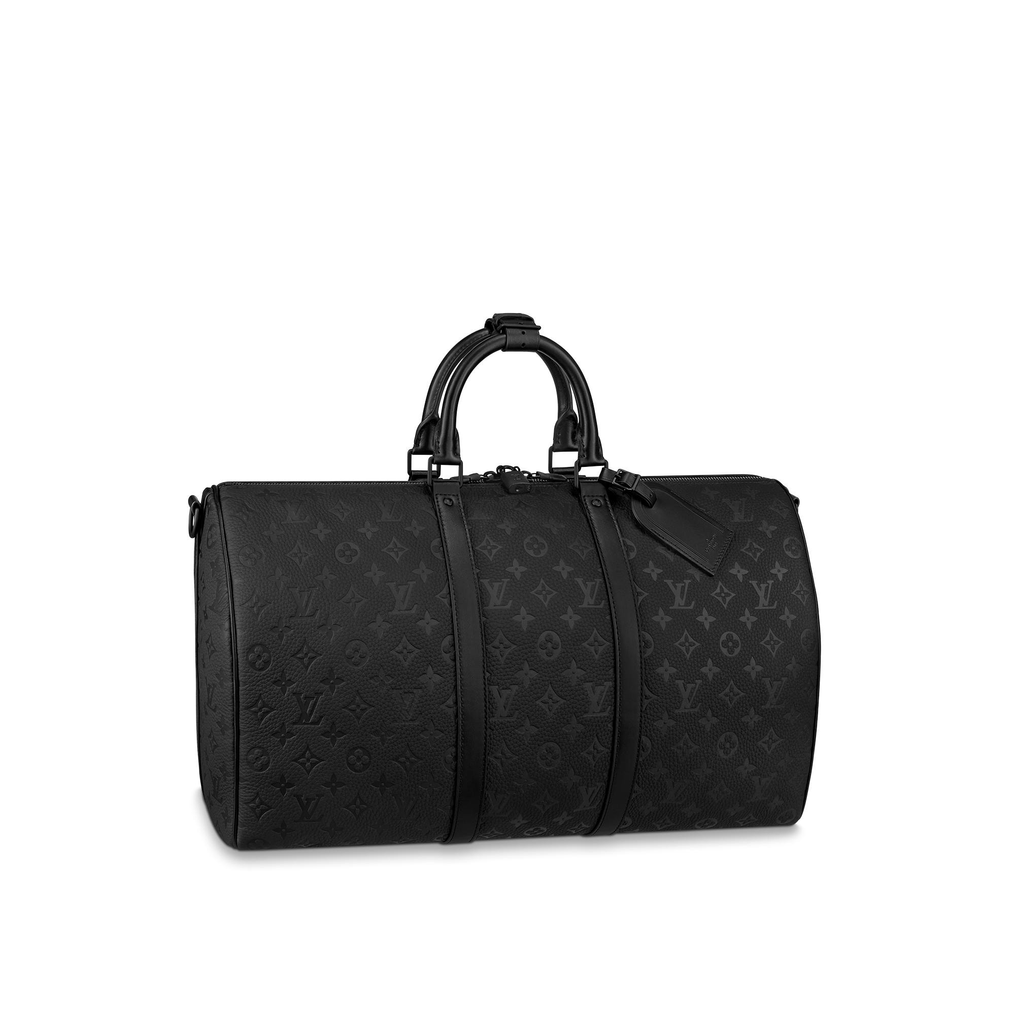 Bolsa de viaje Keepall 50 con bandolera Monogram Piel Taurillon Baúles, Viaje y Hogar Bolsas de Viaje y Maletas con ruedas Bolsos de viaje | LOUIS VUITTON (Zoom de producto)