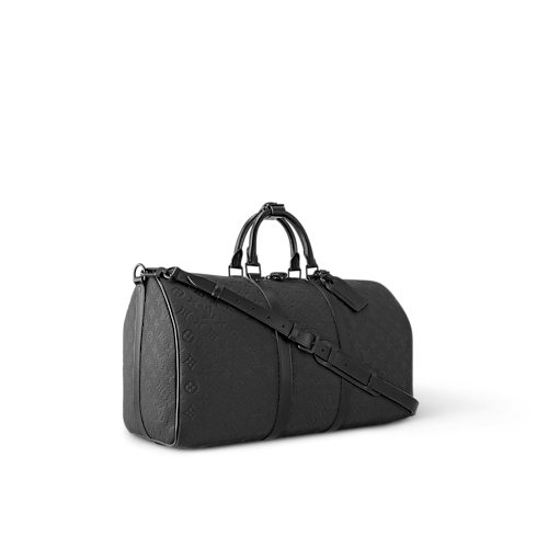 Bolsa de viaje Keepall 50 con bandolera Monogram Piel Taurillon Baúles, Viaje y Hogar Bolsas de Viaje y Maletas con ruedas Bolsos de viaje | LOUIS VUITTON (Zoom de producto)