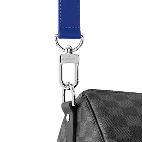 Bolsa de viaje Keepall 50 con bandolera Lona Damier Graphite Bolsos y pequeña marroquinería Bolso de hombre Novedades | LOUIS VUITTON (Zoom de producto)