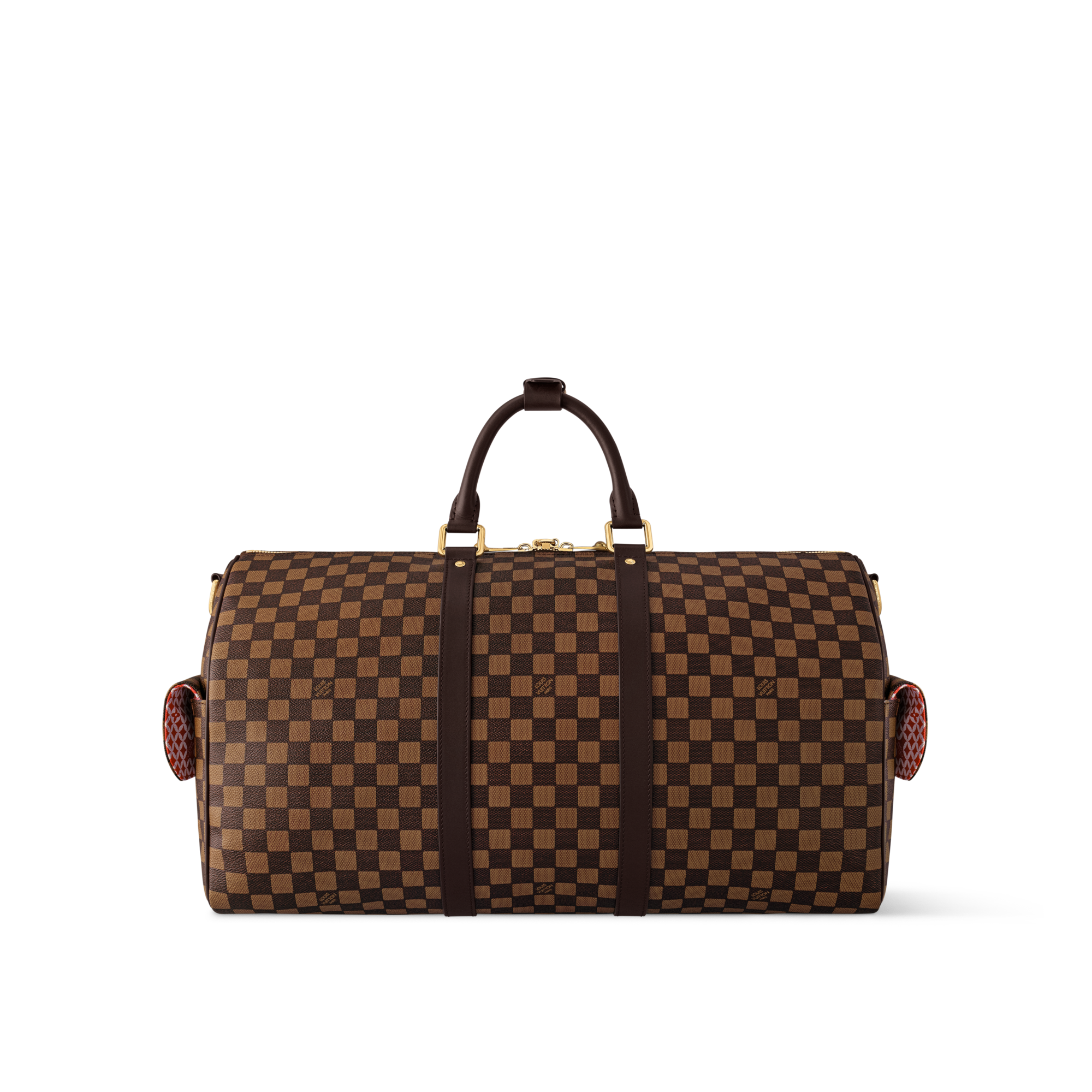 Bolsa de viaje Keepall 50 con bandolera Lona Damier Ebène Bolsos y pequeña marroquinería Bolso de hombre LV Icons | LOUIS VUITTON (Zoom de producto)