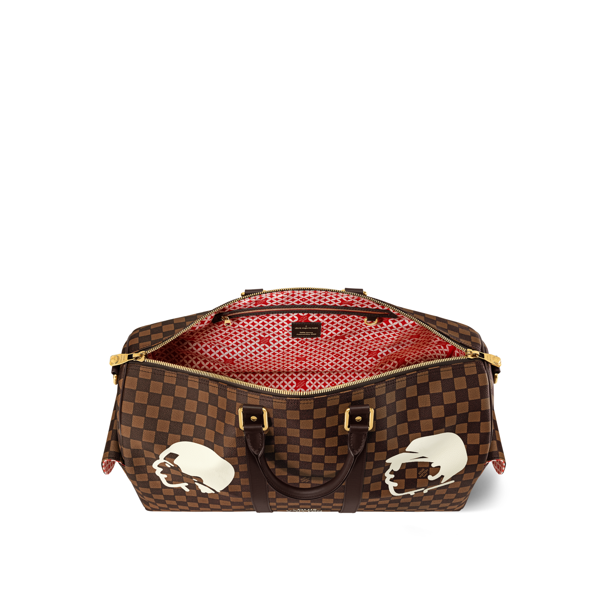 Bolsa de viaje Keepall 50 con bandolera Lona Damier Ebène Bolsos y pequeña marroquinería Bolso de hombre LV Icons | LOUIS VUITTON (Zoom de producto)