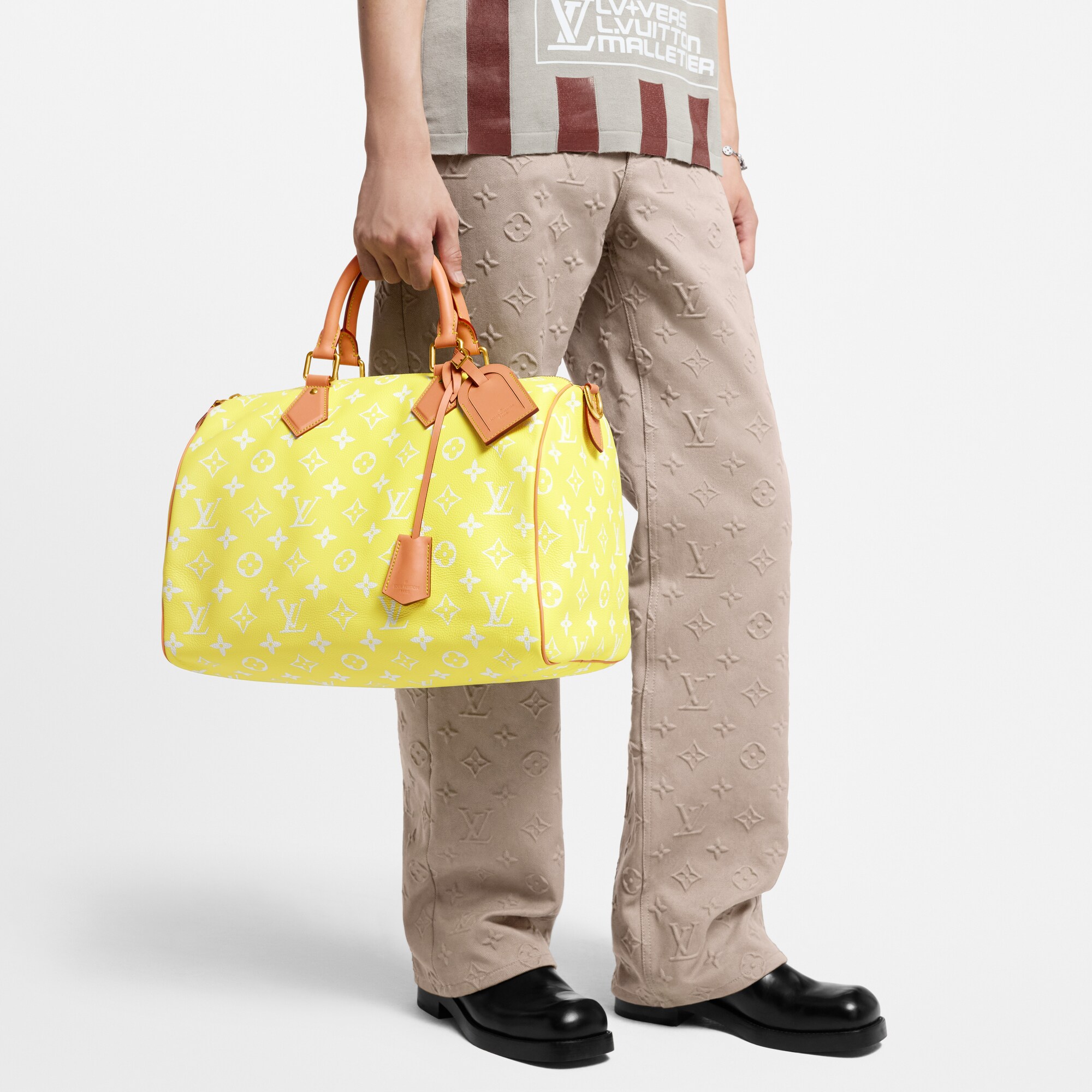 Bolsa de viaje Speedy P9 40 con bandolera Autres Cuirs Monogram Les Extraordinaires Artículos de marroquinería y viaje Speedy P9 | LOUIS VUITTON (Zoom de producto)