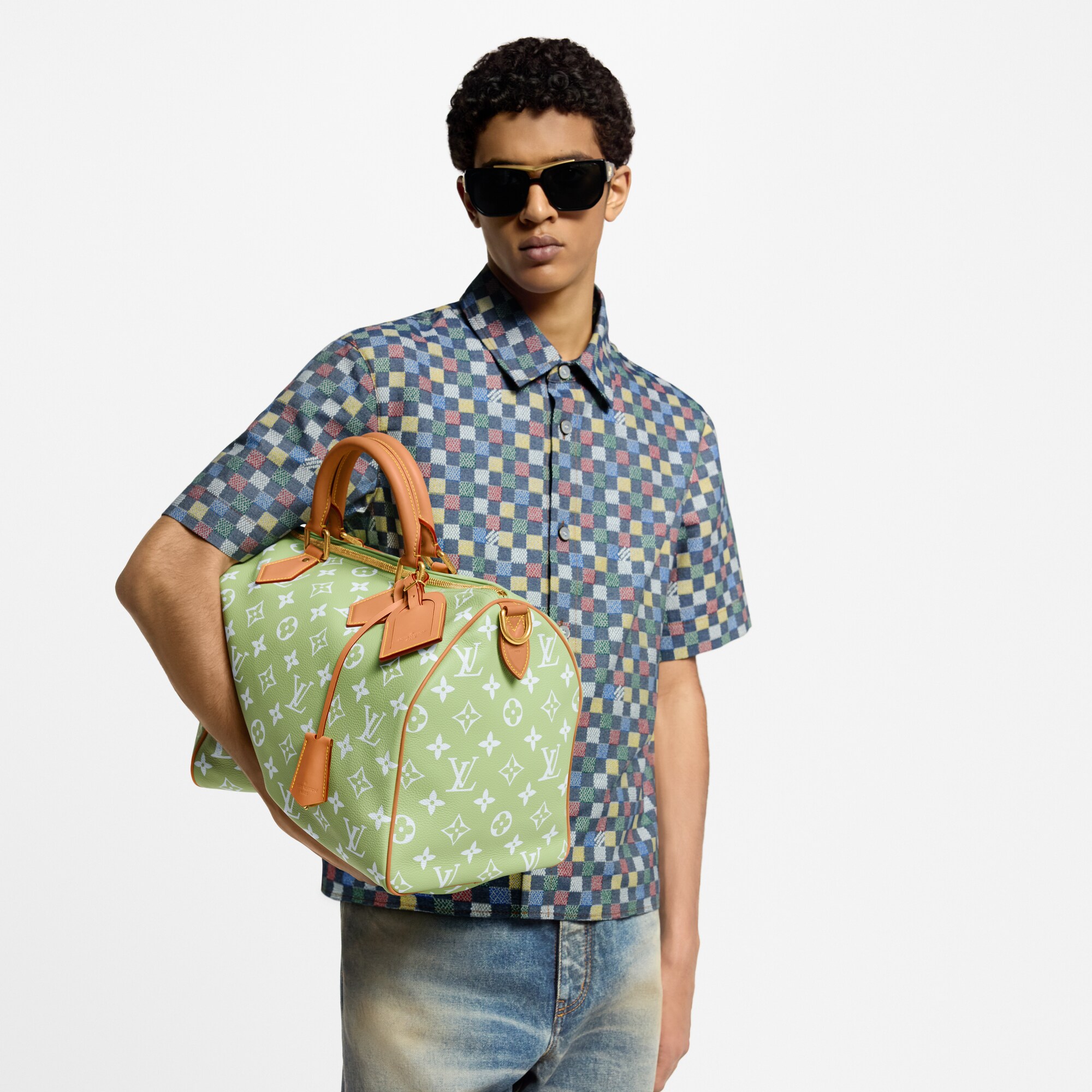 Bolsa de viaje Speedy P9 40 con bandolera Autres Cuirs Monogram Les Extraordinaires Artículos de marroquinería y viaje Speedy P9 | LOUIS VUITTON (Zoom de producto)