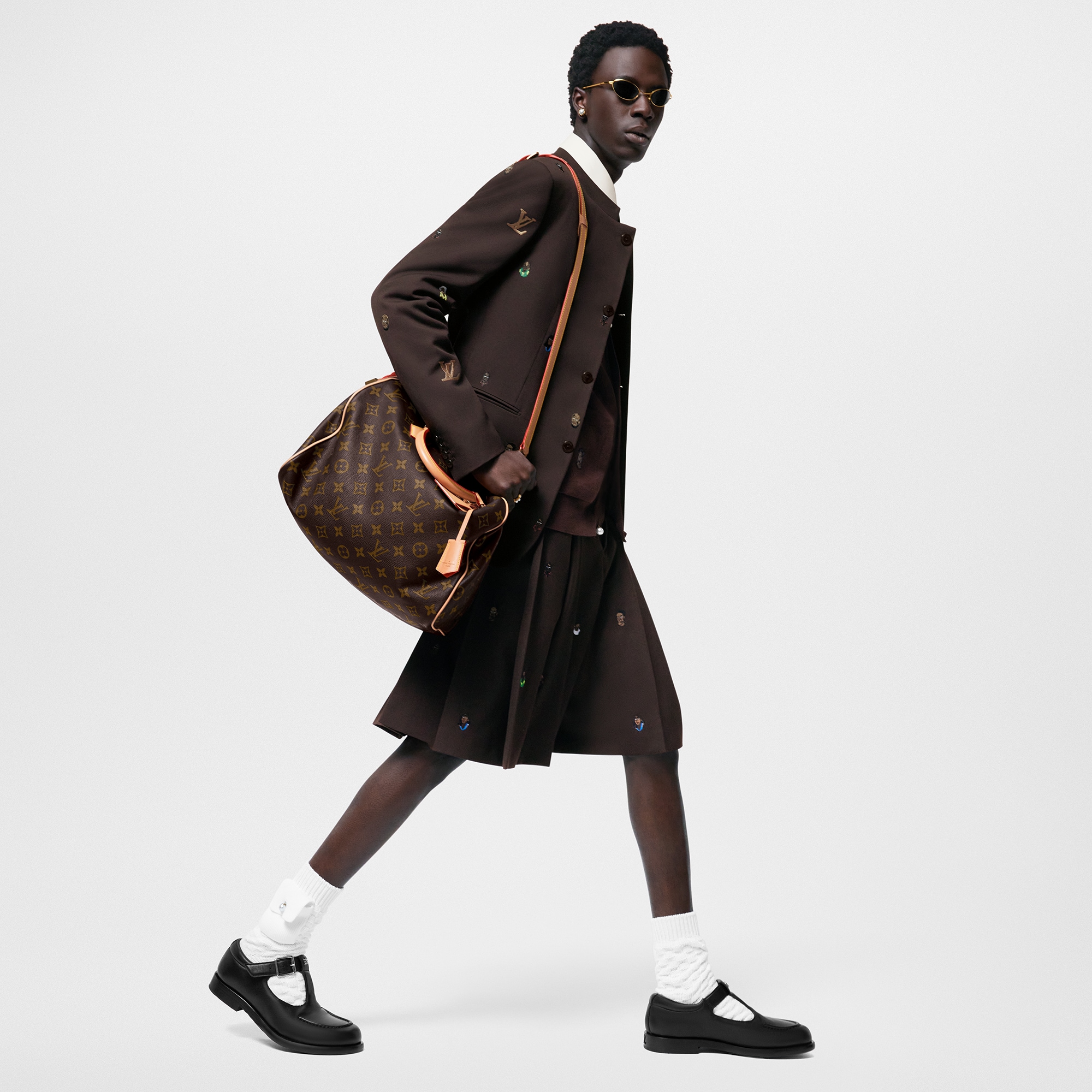 Bolsa de viaje Speedy P9 40 con bandolera Autres Cuirs Monogram Les Extraordinaires Artículos de marroquinería y viaje Speedy P9 | LOUIS VUITTON (Zoom de producto)