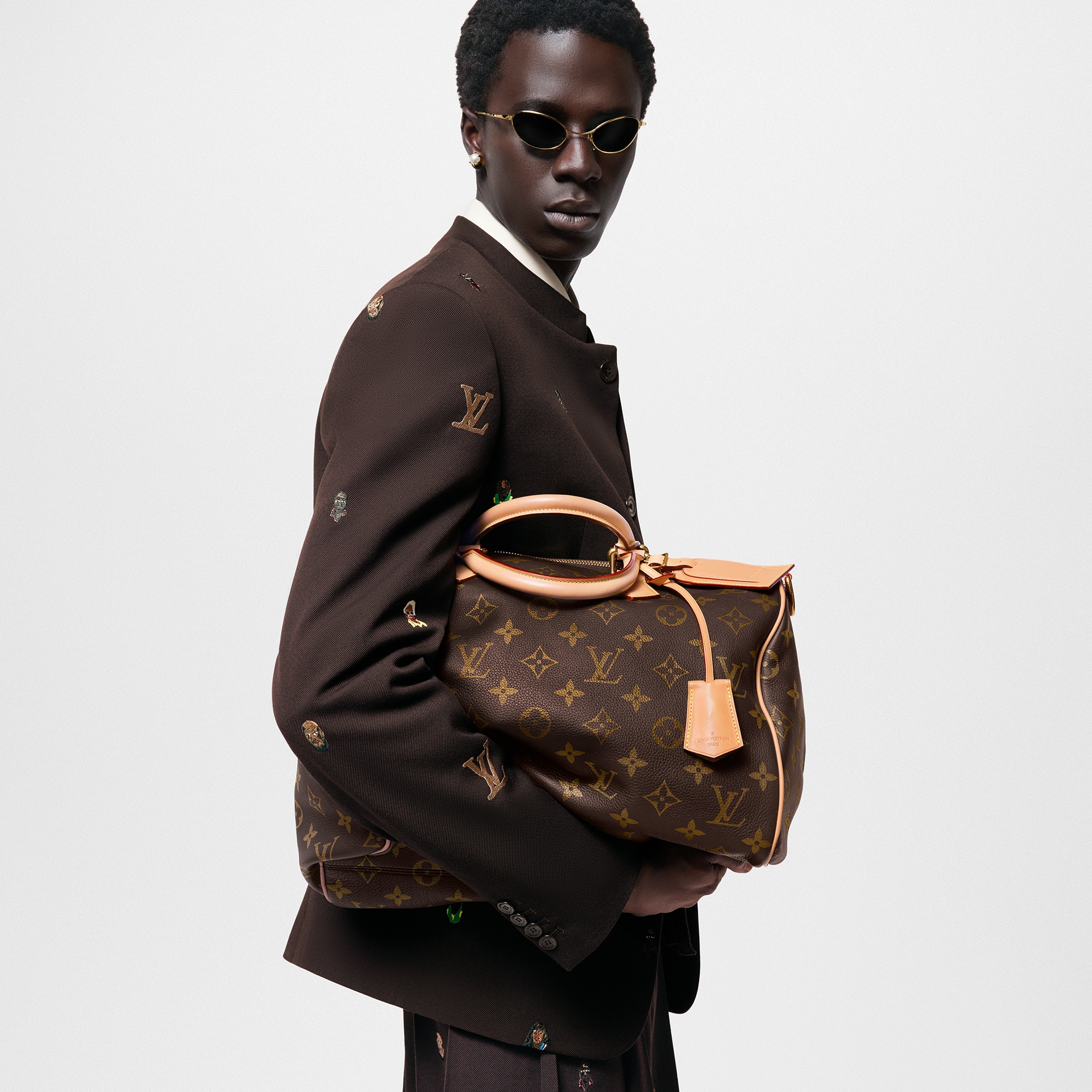 Bolsa de viaje Speedy P9 40 con bandolera Autres Cuirs Monogram Les Extraordinaires Artículos de marroquinería y viaje Speedy P9 | LOUIS VUITTON (Zoom de producto)