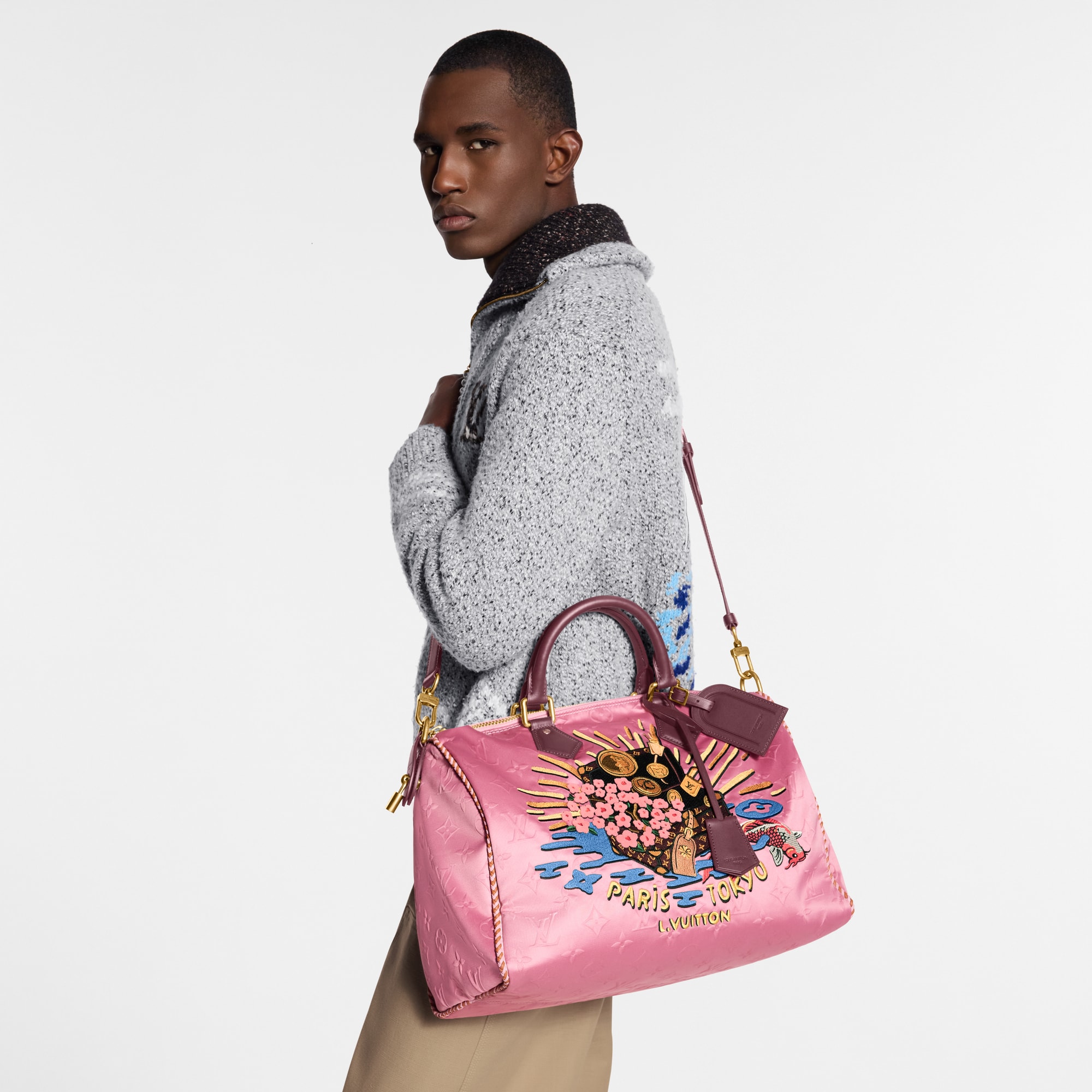 Bolsa de viaje Speedy P9 40 con bandolera Other Monogram Canvas Hombre Bolsos Speedy P9 | LOUIS VUITTON (Zoom de producto)
