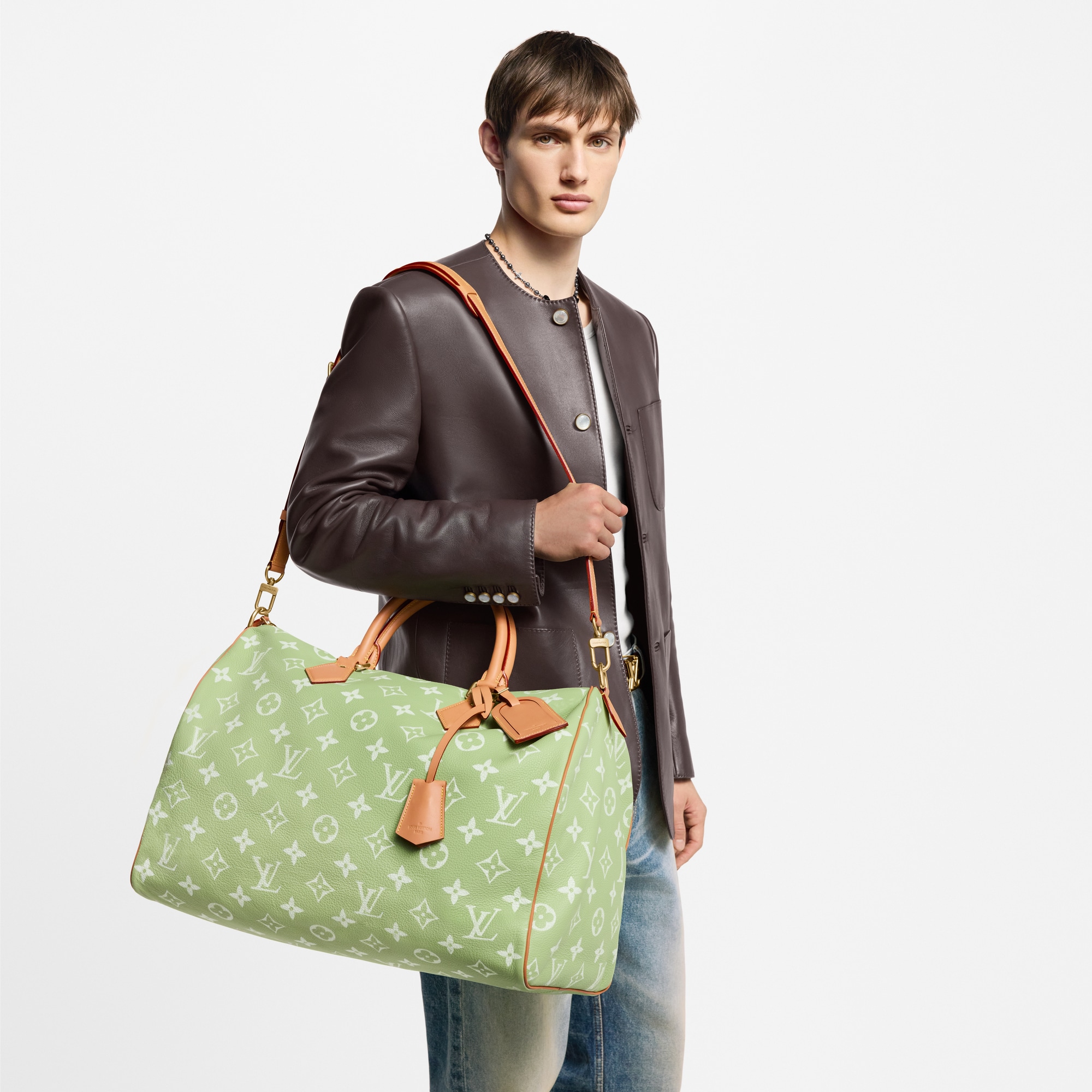 Bolsa de viaje Speedy P9 50 con bandolera Autres Cuirs Monogram Les Extraordinaires Artículos de marroquinería y viaje Speedy P9 | LOUIS VUITTON (Zoom de producto)
