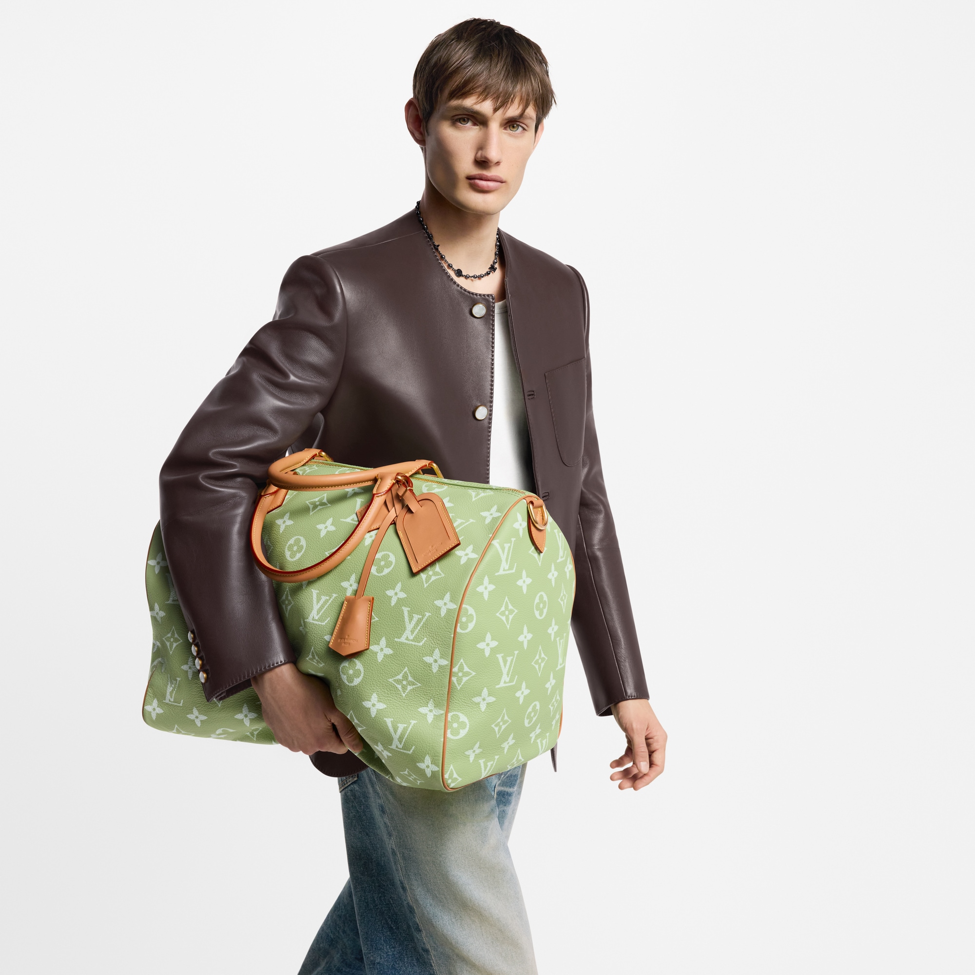 Bolsa de viaje Speedy P9 50 con bandolera Autres Cuirs Monogram Les Extraordinaires Artículos de marroquinería y viaje Speedy P9 | LOUIS VUITTON (Zoom de producto)