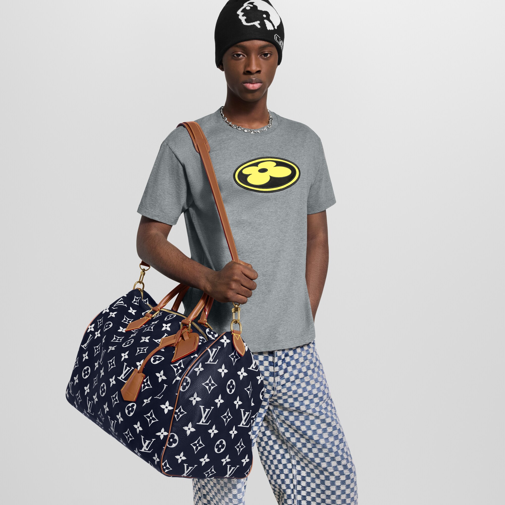 Bolsa de viaje Speedy P9 50 con bandolera Autres Cuirs Monogram Les Extraordinaires Artículos de marroquinería y viaje Speedy P9 | LOUIS VUITTON (Zoom de producto)