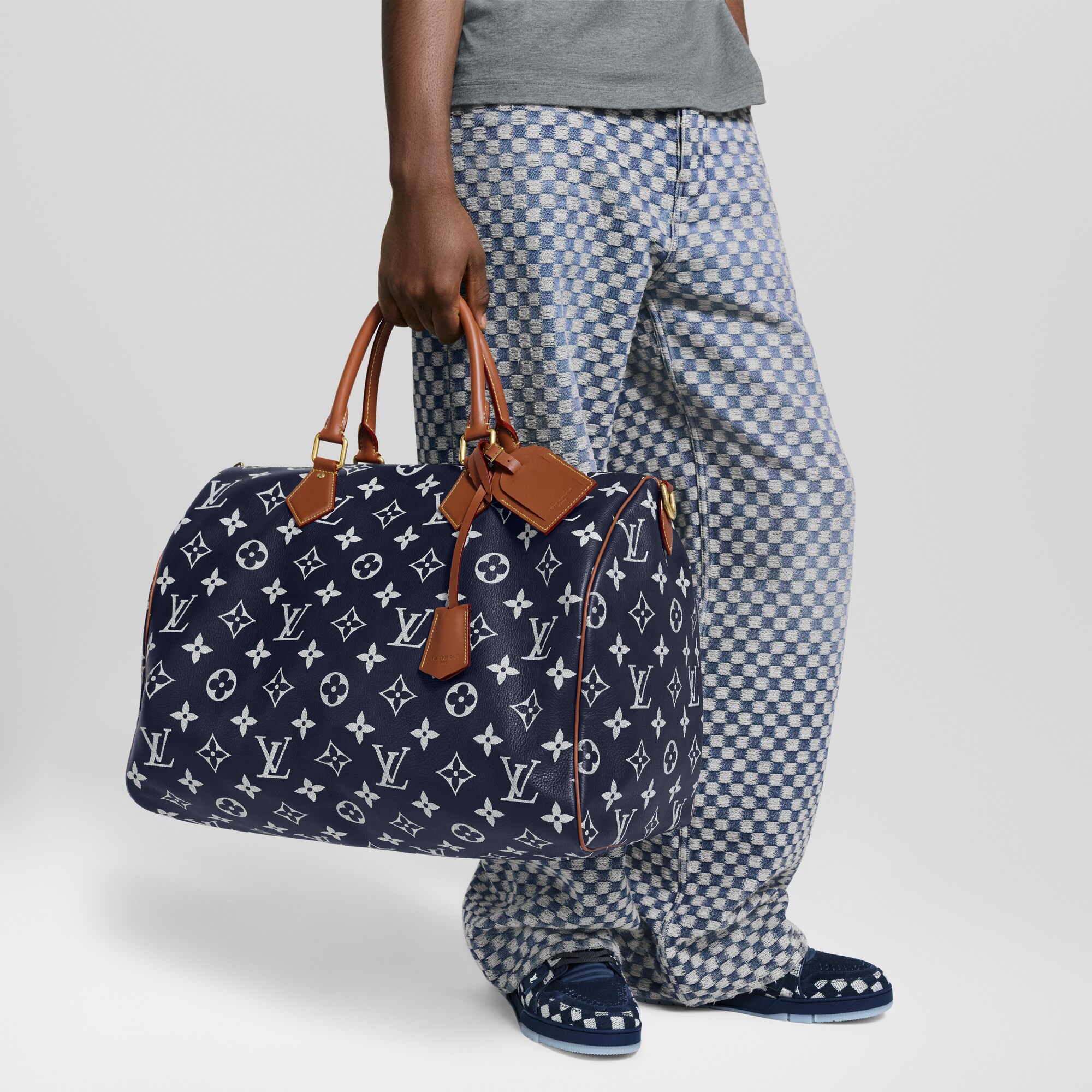 Bolsa de viaje Speedy P9 50 con bandolera Autres Cuirs Monogram Les Extraordinaires Artículos de marroquinería y viaje Speedy P9 | LOUIS VUITTON (Zoom de producto)
