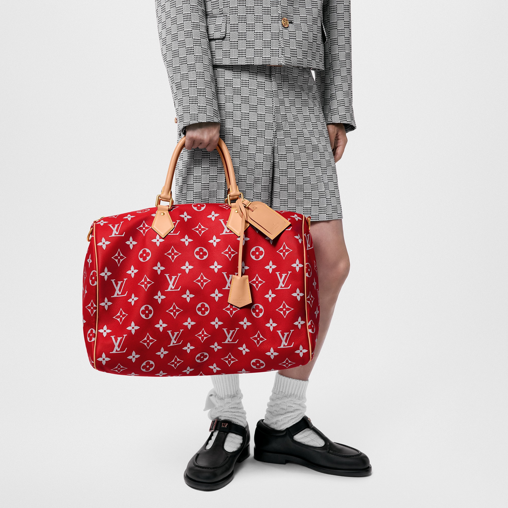 Bolsa de viaje Speedy P9 50 con bandolera Autres Cuirs Monogram Les Extraordinaires Artículos de marroquinería y viaje Speedy P9 | LOUIS VUITTON (Zoom de producto)
