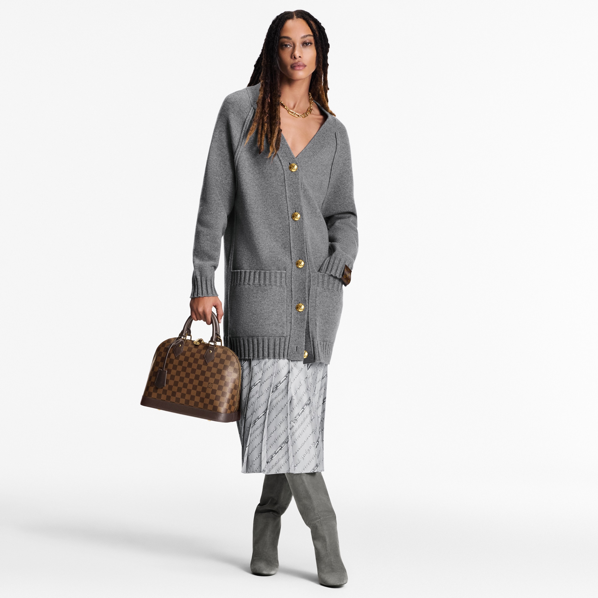Bolso Alma PM Lona Damier Ebène Mujer Bolsos Bolsos | LOUIS VUITTON (Zoom de producto)