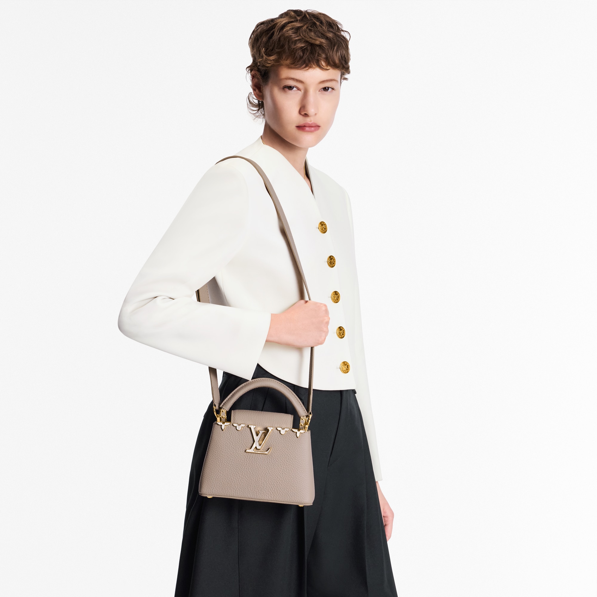 Bolso Capucines Mini Capucines Mujer Bolsos Capucines | LOUIS VUITTON (Zoom de producto)