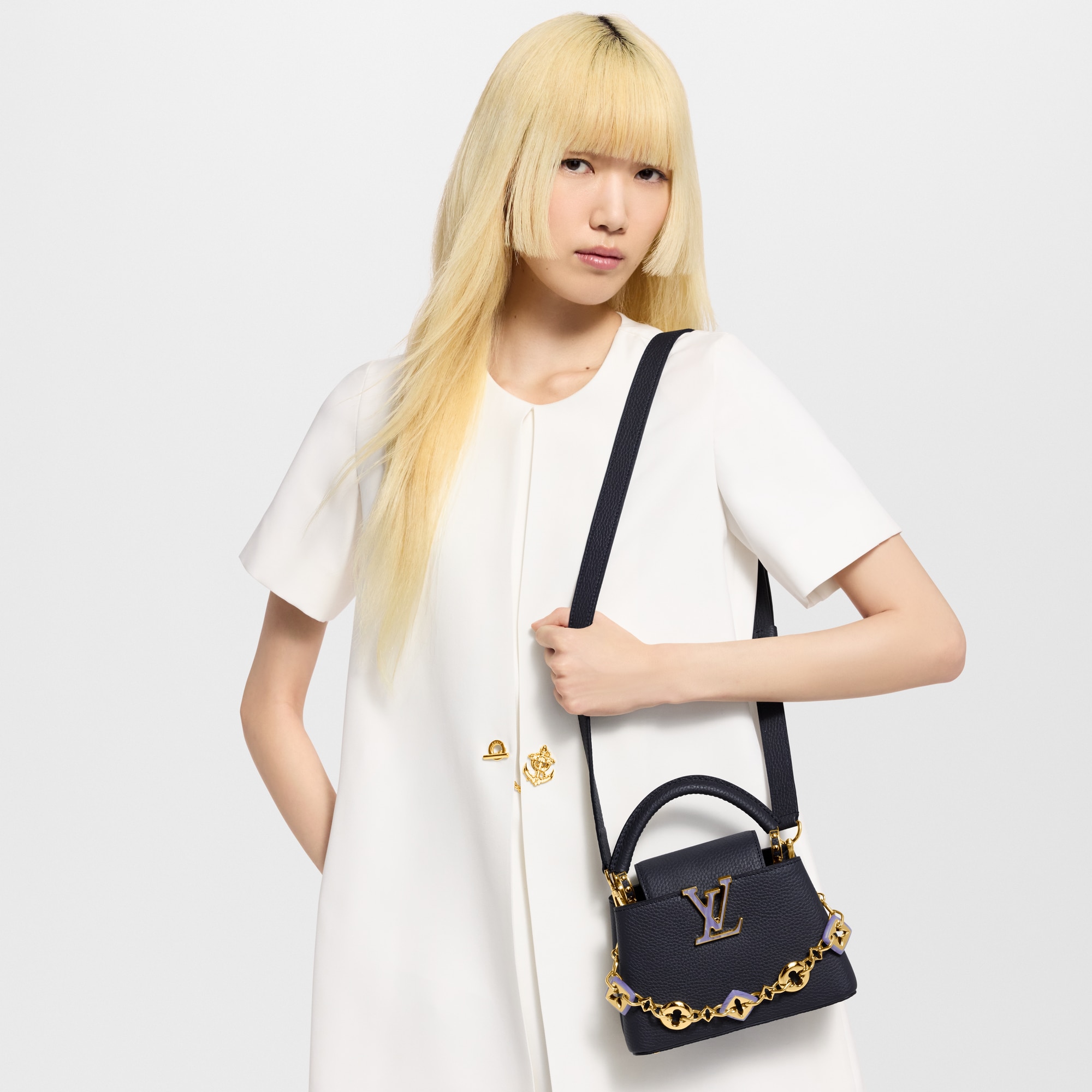 Bolso Capucines Mini Capucines Mujer Bolsos Capucines | LOUIS VUITTON (Zoom de producto)