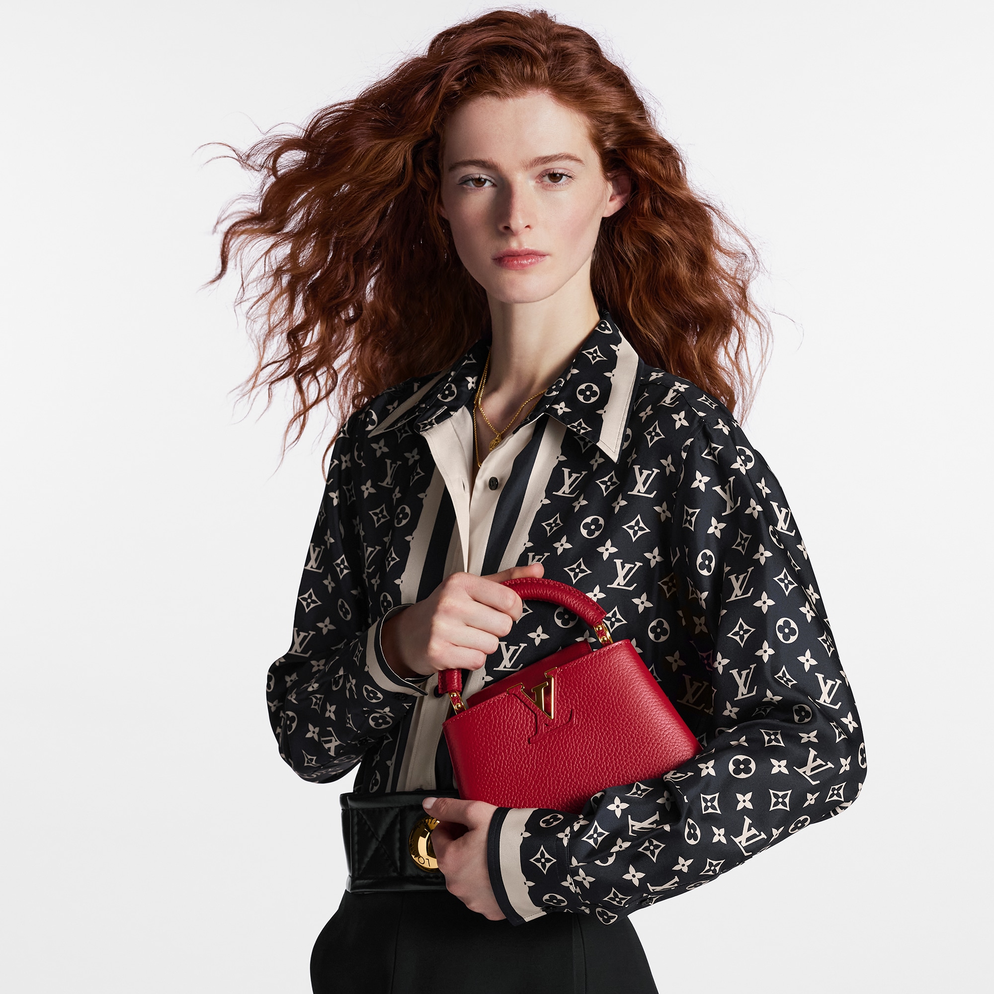 Bolso Capucines Mini Piel Taurillon Mujer Bolsos Todas las colecciones | LOUIS VUITTON (Zoom de producto)