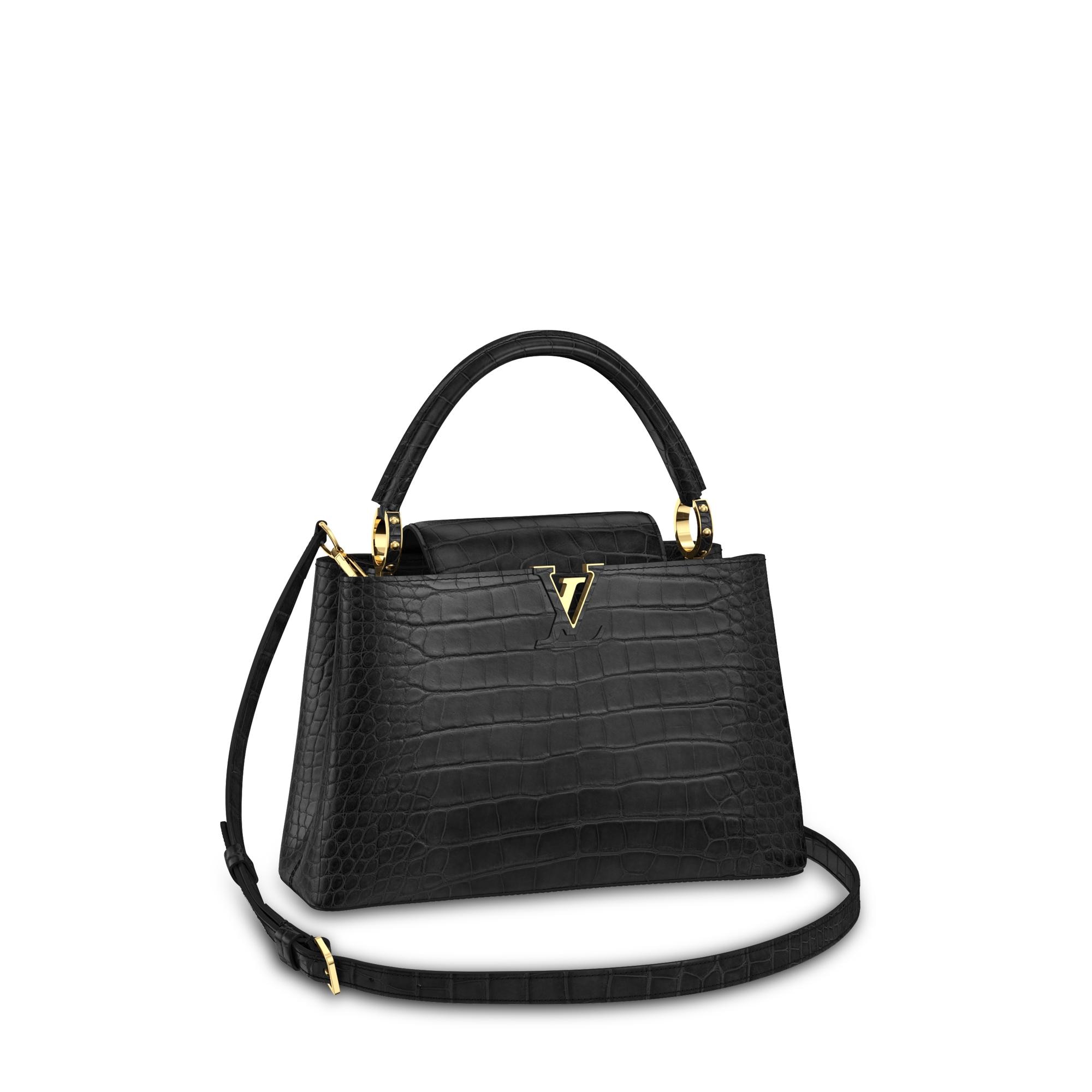 Bolso Capucines MM Mate Crocodilien Les Extraordinaires Personalización  Hidden personalization products | LOUIS VUITTON (Zoom de producto)