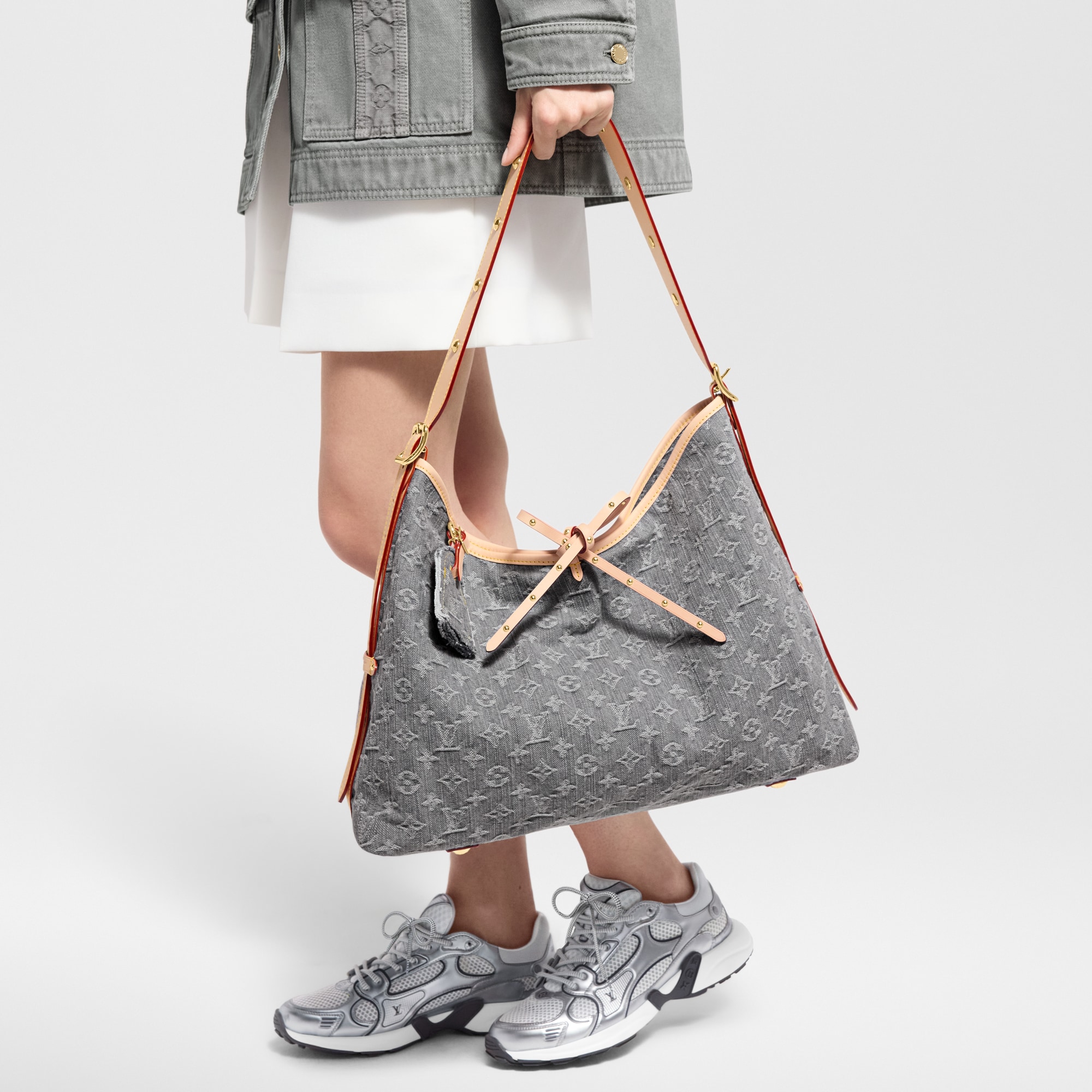 Bolso CarryAll MM Lona Monogram Denim Mujer Bolsos Bolsos | LOUIS VUITTON (Zoom de producto)