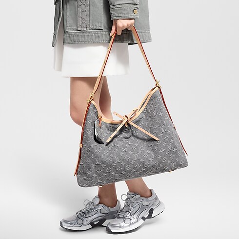 Bolso CarryAll MM Lona Monogram Denim Mujer Bolsos Bolsos | LOUIS VUITTON (Zoom de producto)