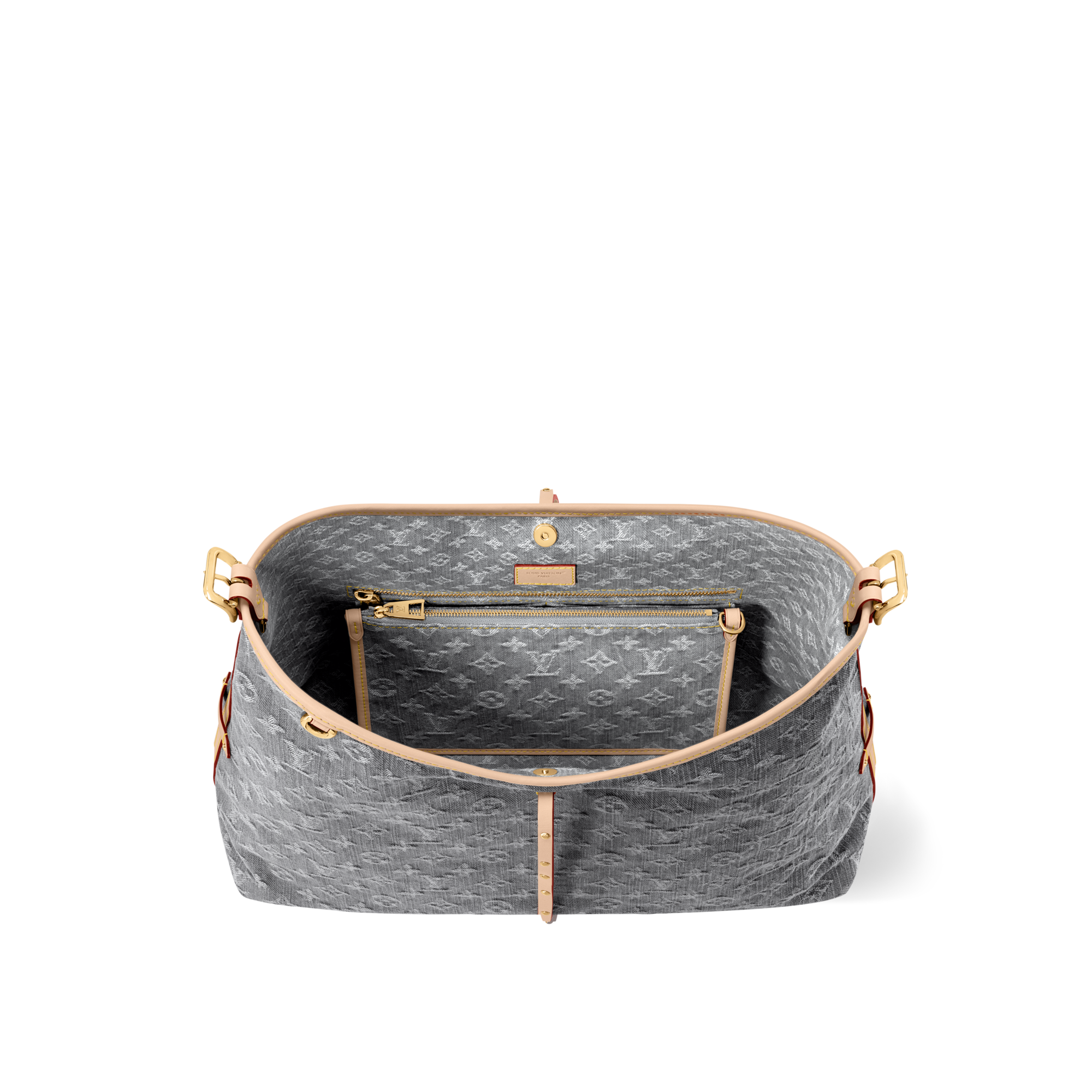 Bolso CarryAll MM Lona Monogram Denim Mujer Bolsos Bolsos | LOUIS VUITTON (Zoom de producto)