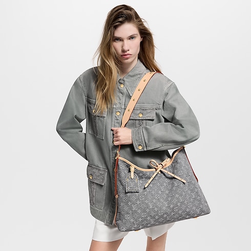 Bolso CarryAll MM Lona Monogram Denim Mujer Bolsos Bolsos | LOUIS VUITTON (Zoom de producto)