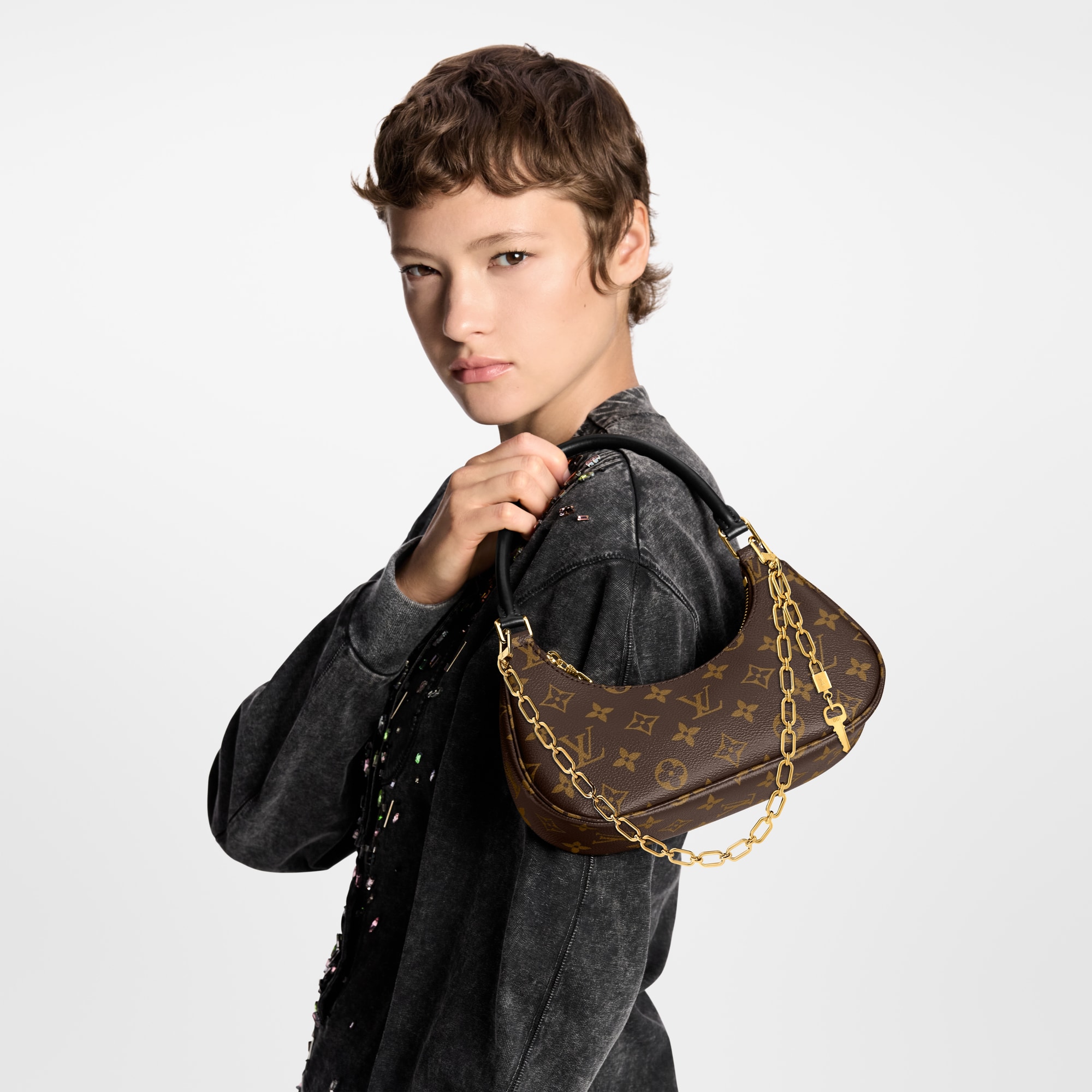 Bolso Catchy PM Lona Monogram Mujer Carteras y pequeña marroquinería Carteras con cadena y mini bolsos | LOUIS VUITTON (Zoom de producto)