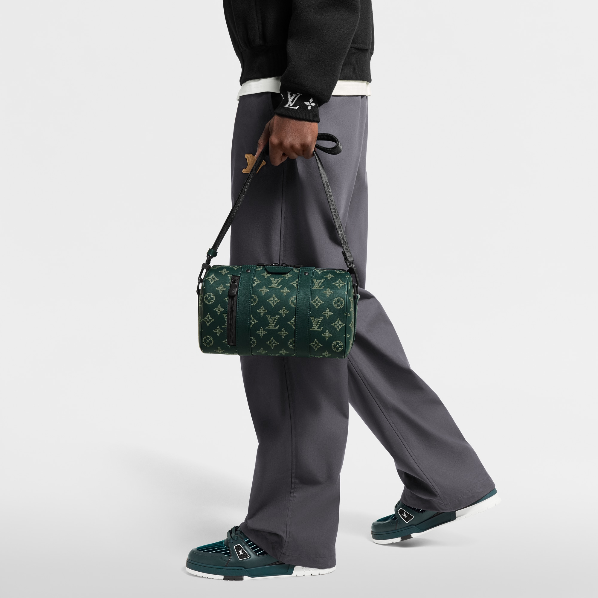 Bolso City Keepall Piel Monogram Shadow  Bolsos y pequeña marroquinería Bolso de hombre LV Icons | LOUIS VUITTON (Zoom de producto)