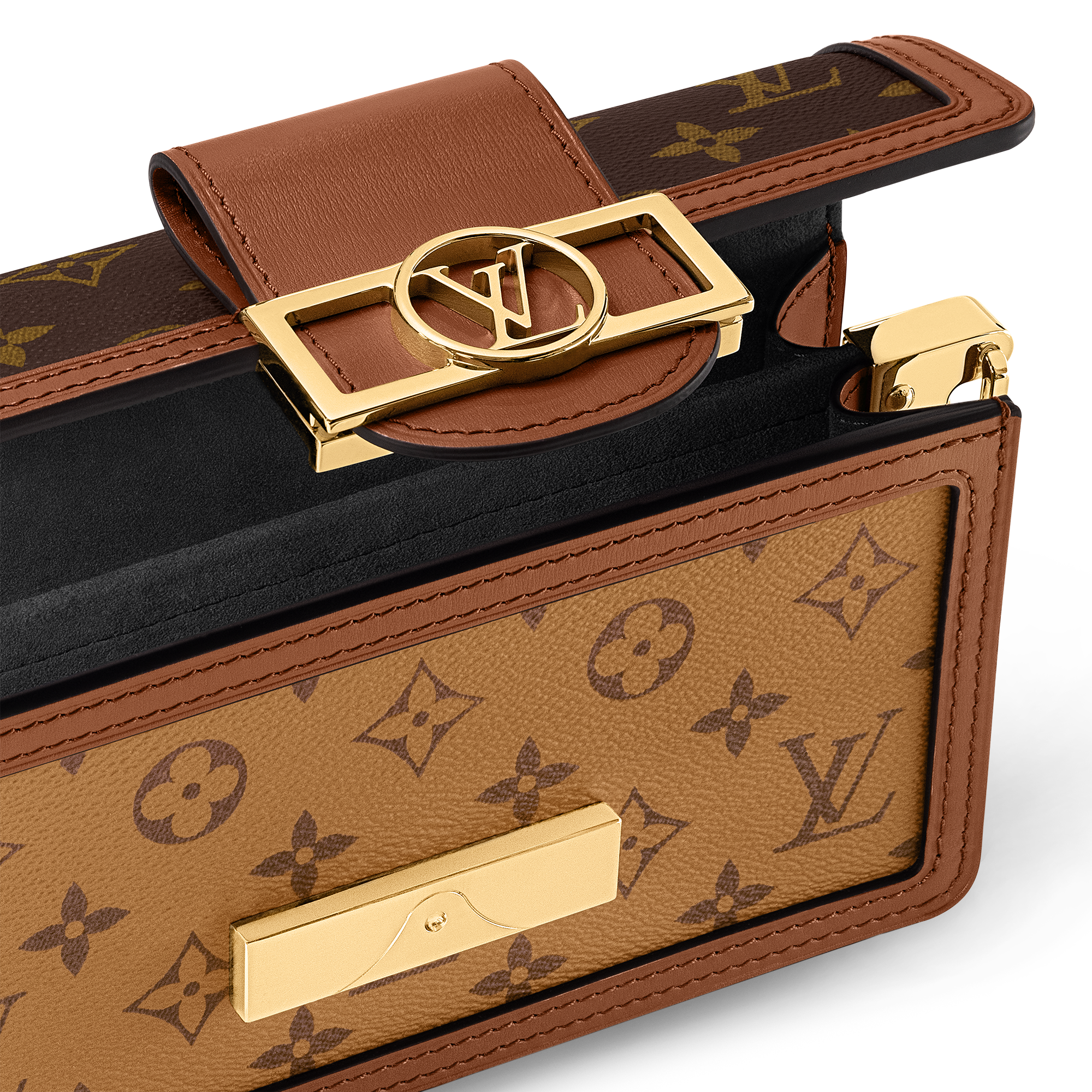 Bolso Dauphine East West Lona Monogram Reverse Canvas Mujer Bolsos Todas las colecciones | LOUIS VUITTON (Zoom de producto)
