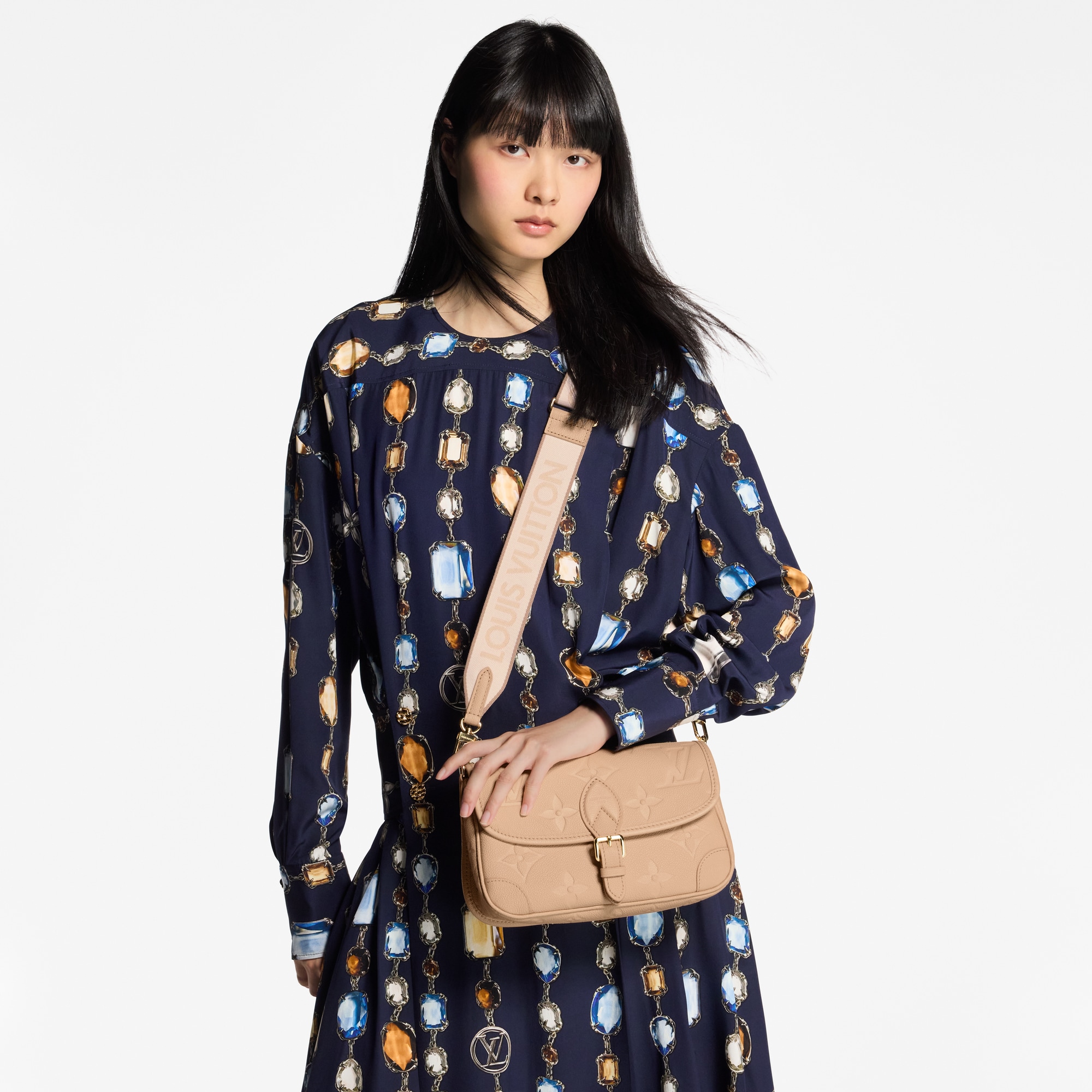 Bolso Diane Piel Monogram Empreinte Mujer Bolsos Bolsos | LOUIS VUITTON (Zoom de producto)