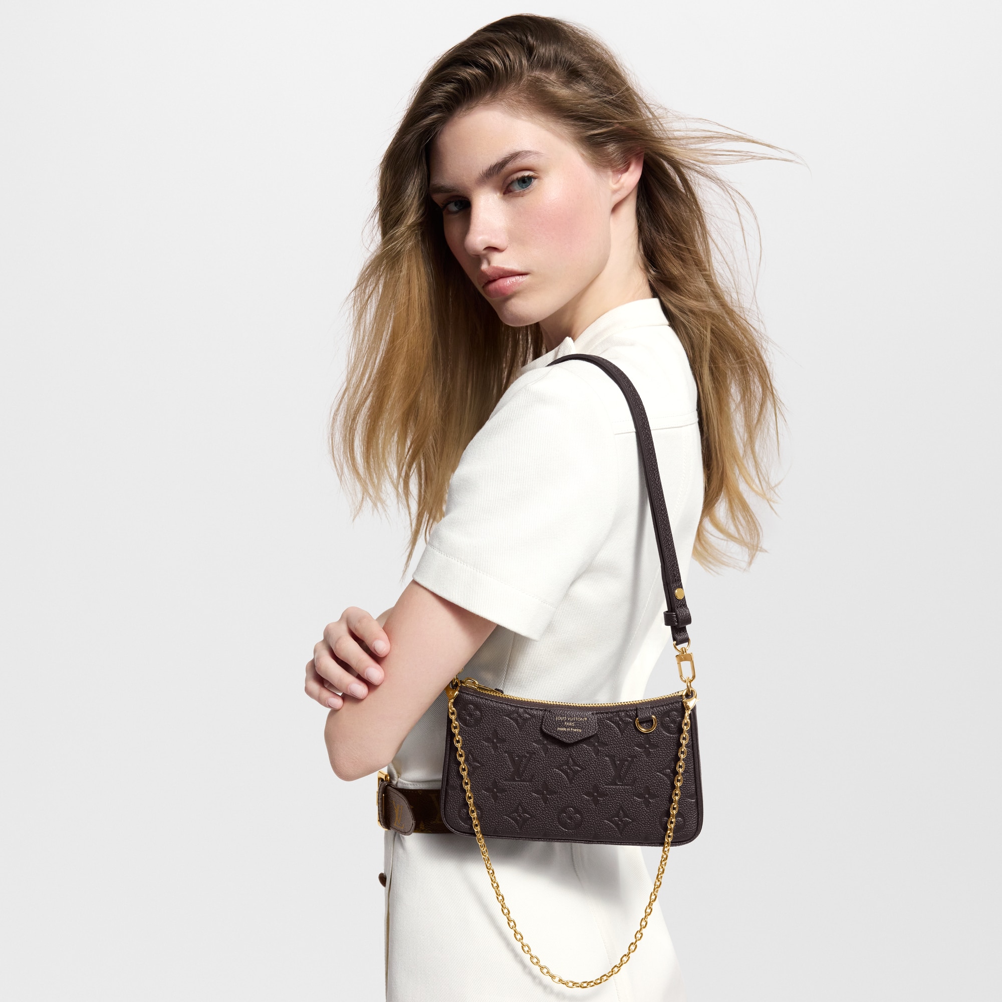 Bolso Easy Pouch Piel Monogram Empreinte Mujer Carteras y pequeña marroquinería Todas las carteras y pequeña marroquinería | LOUIS VUITTON (Zoom de producto)