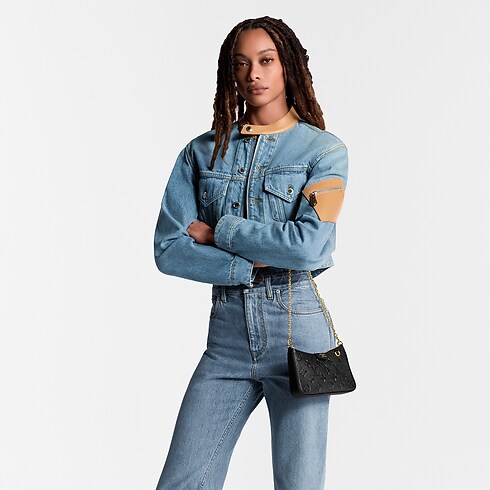 Bolso Easy Pouch On Strap Piel Monogram Empreinte Mujer Carteras y pequeña marroquinería Todas las carteras y pequeña marroquinería | LOUIS VUITTON (Zoom de producto)