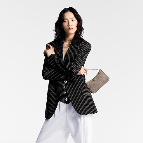 Bolso Easy Pouch On Strap Piel Monogram Empreinte Mujer Carteras y pequeña marroquinería Todas las carteras y pequeña marroquinería | LOUIS VUITTON (Zoom de producto)