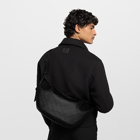 Bolso Hobo Hamac Piel Monogram Shadow Bolsos y pequeña marroquinería Bolsos de mujer Novedades | LOUIS VUITTON (Zoom de producto)