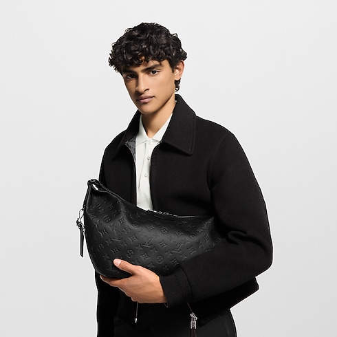 Bolso Hobo Hamac Piel Monogram Shadow Bolsos y pequeña marroquinería Bolsos de mujer Novedades | LOUIS VUITTON (Zoom de producto)