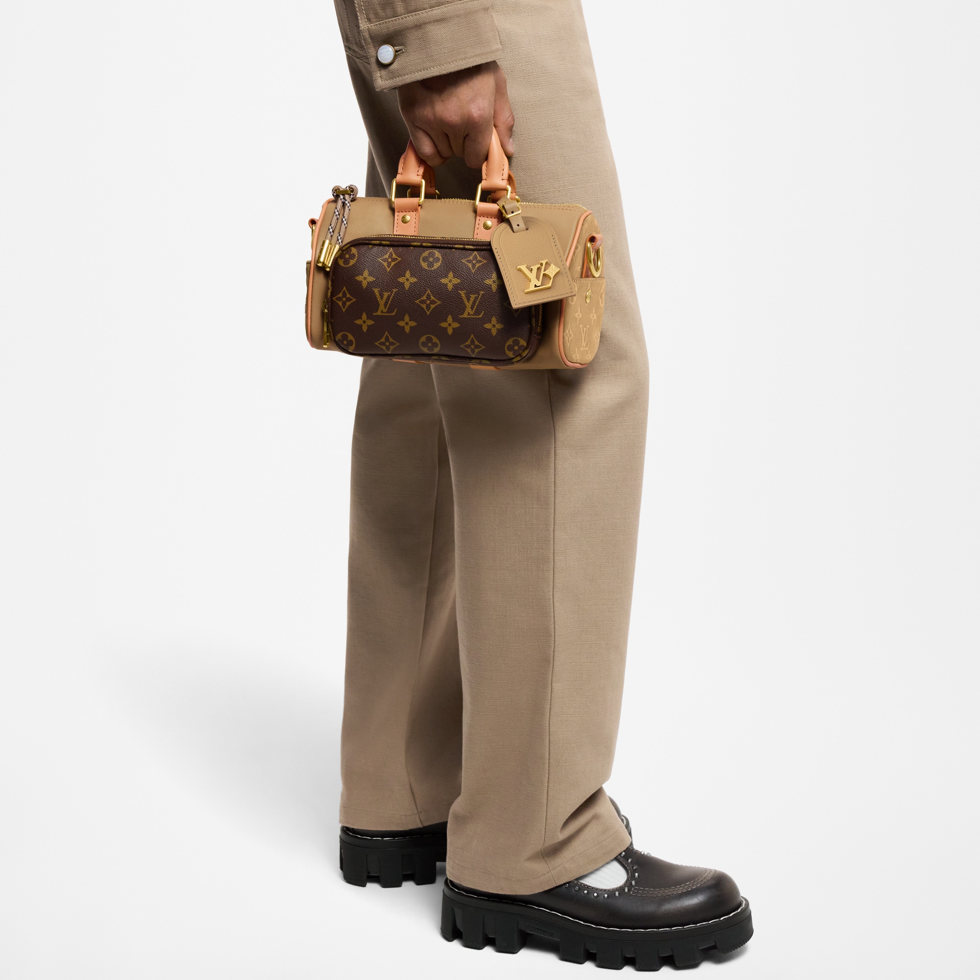 Bolso Keepall 25 con bandolera Otros pieles Bolsos y pequeña marroquinería Bolso de hombre Novedades | LOUIS VUITTON (Zoom de producto)